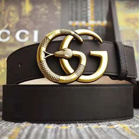 gucci snake leather belt|Gucci Belts for Women .